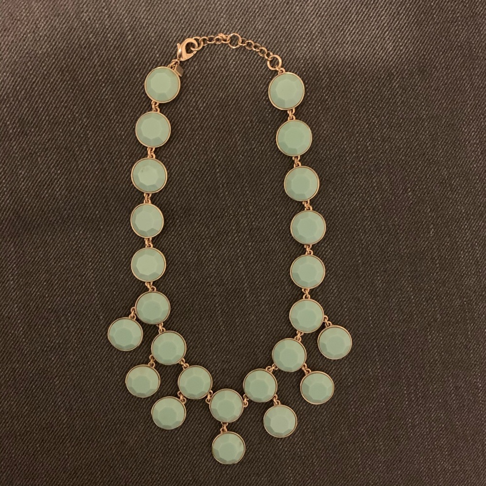 Banana Republic Seafoam Green Statement Necklace